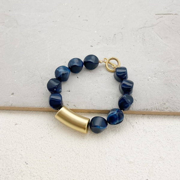 BRACELET BLUE JUN#2| צמיד חרוזים