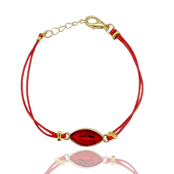 ZODIC RED BRACELET |  צמיד בציפוי זהב