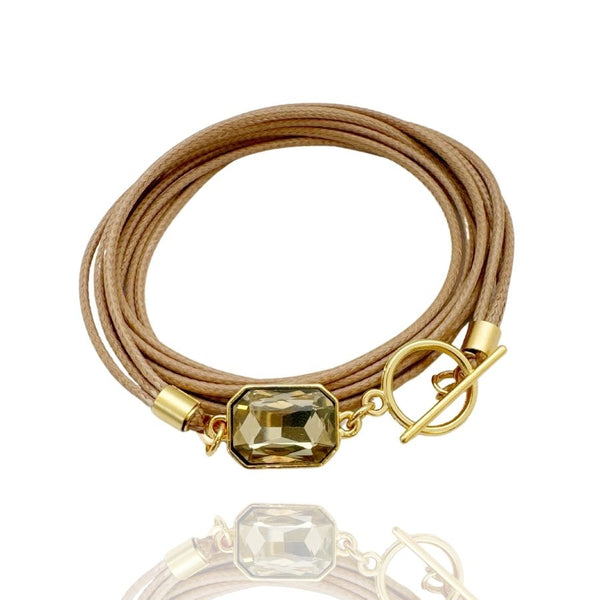 DONIC CAMEL BRACELET |צמיד בציפוי זהב